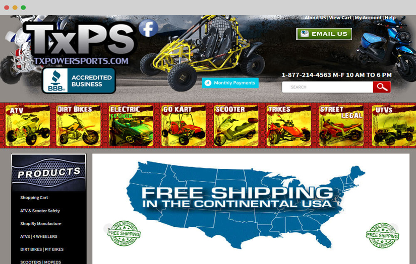 TxPower Sports - Website Design & Development screenshot 1
